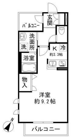 KIRIE MAISON国立の物件間取画像